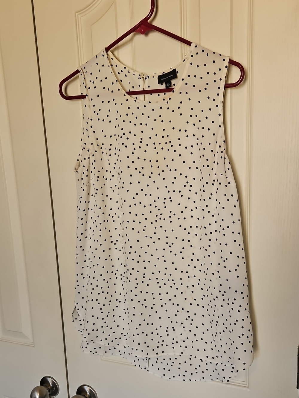 Who What Wear Polka Dot Blouse